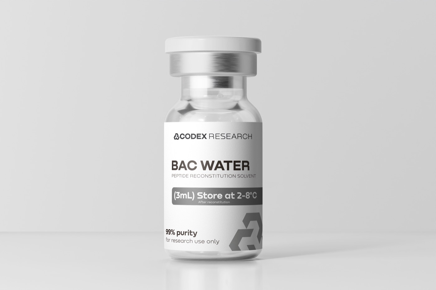 Bacteriostatic Water 3 ml vial